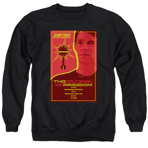 Star Trek The Arsenal of Freedom Black Crewneck Sweatshirt