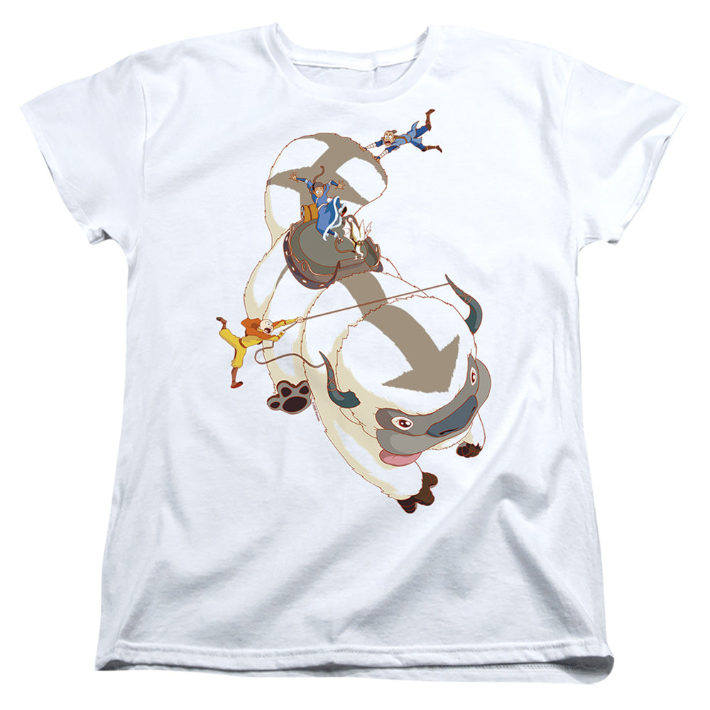 Avatar: The Last Airbender Hang On Appa Womens T-Shirt