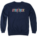 Star Trek Multi Colored Logo Crewneck Sweatshirt