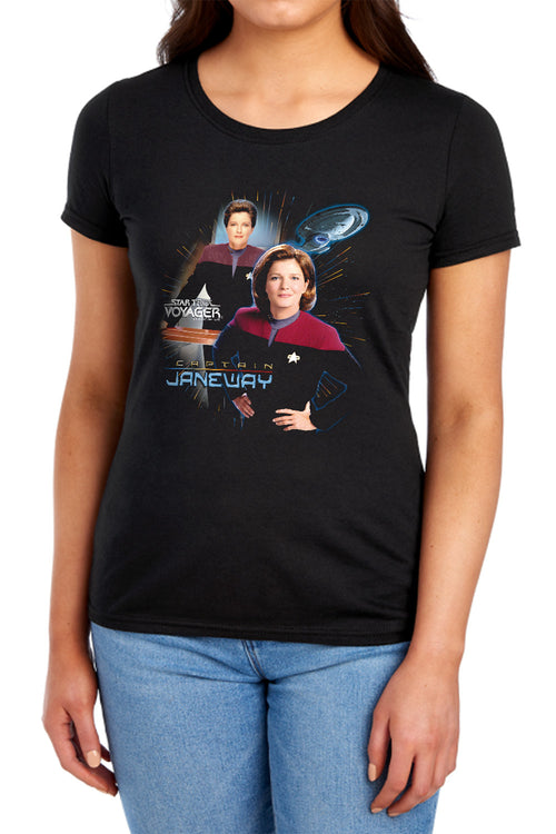 Star Trek Captain Janeway Womens T-Shirt