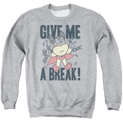 Mighty Mouse Give Me a Break Crewneck Sweatshirt