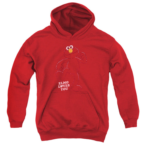 Sesame Street Elmo Loves You Youth Hoodie