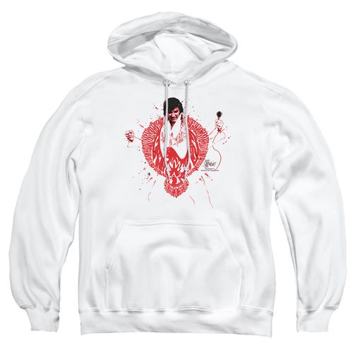 Elvis Presley Red Pheonix Pullover Hoodie