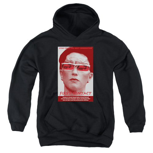 Star Trek First Contact Black Youth Hoodie