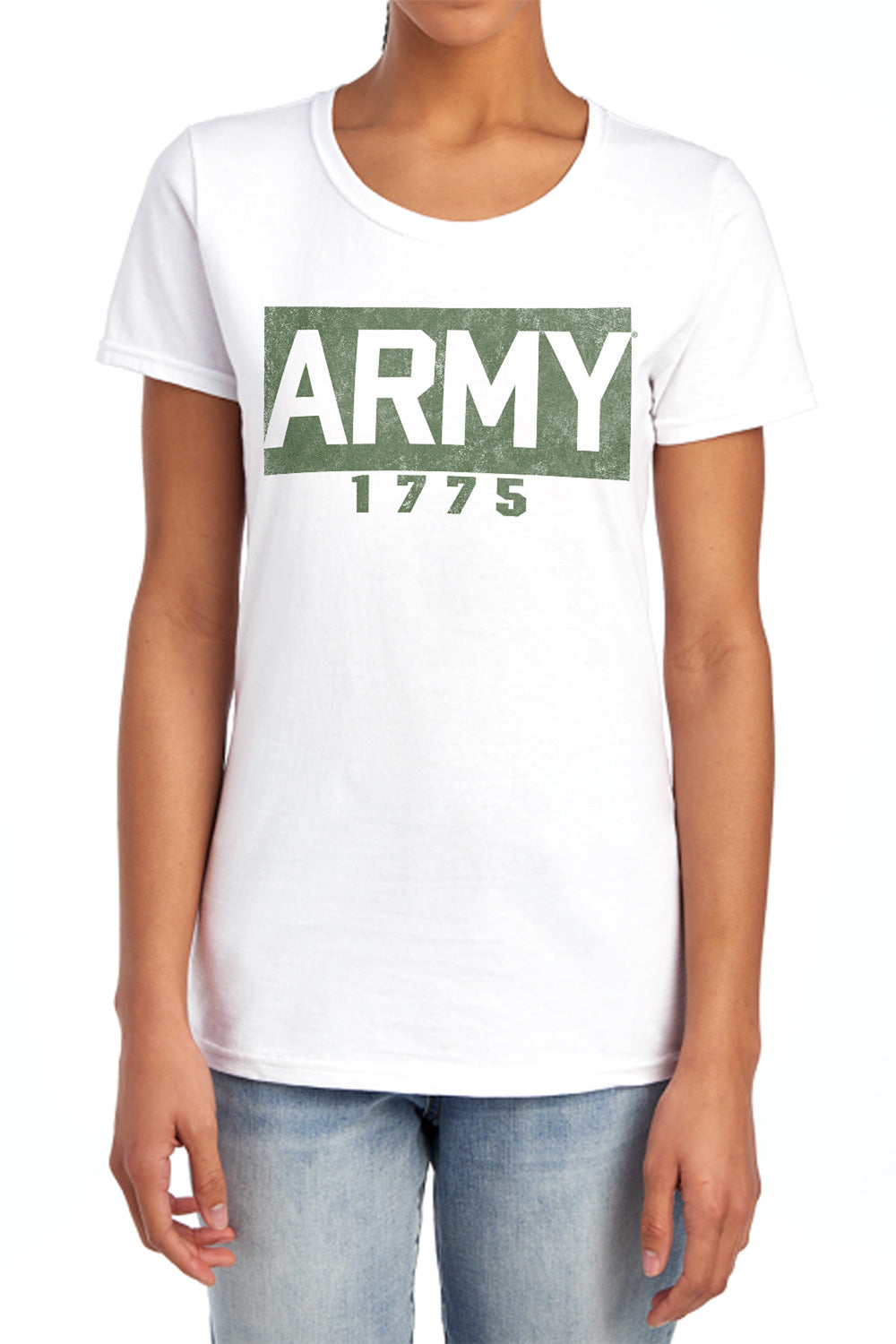 US Army 1775 Block Letters Womens T-Shirt