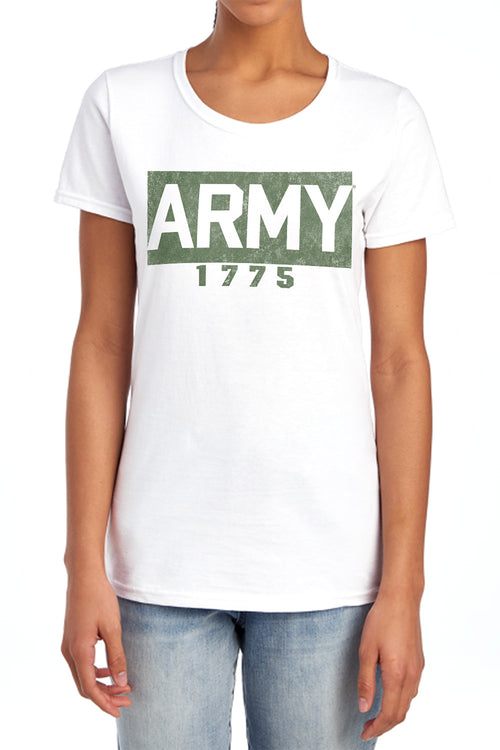 US Army 1775 Block Letters Womens T-Shirt