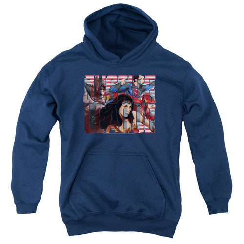 Justice League Rally Youth Hoodie