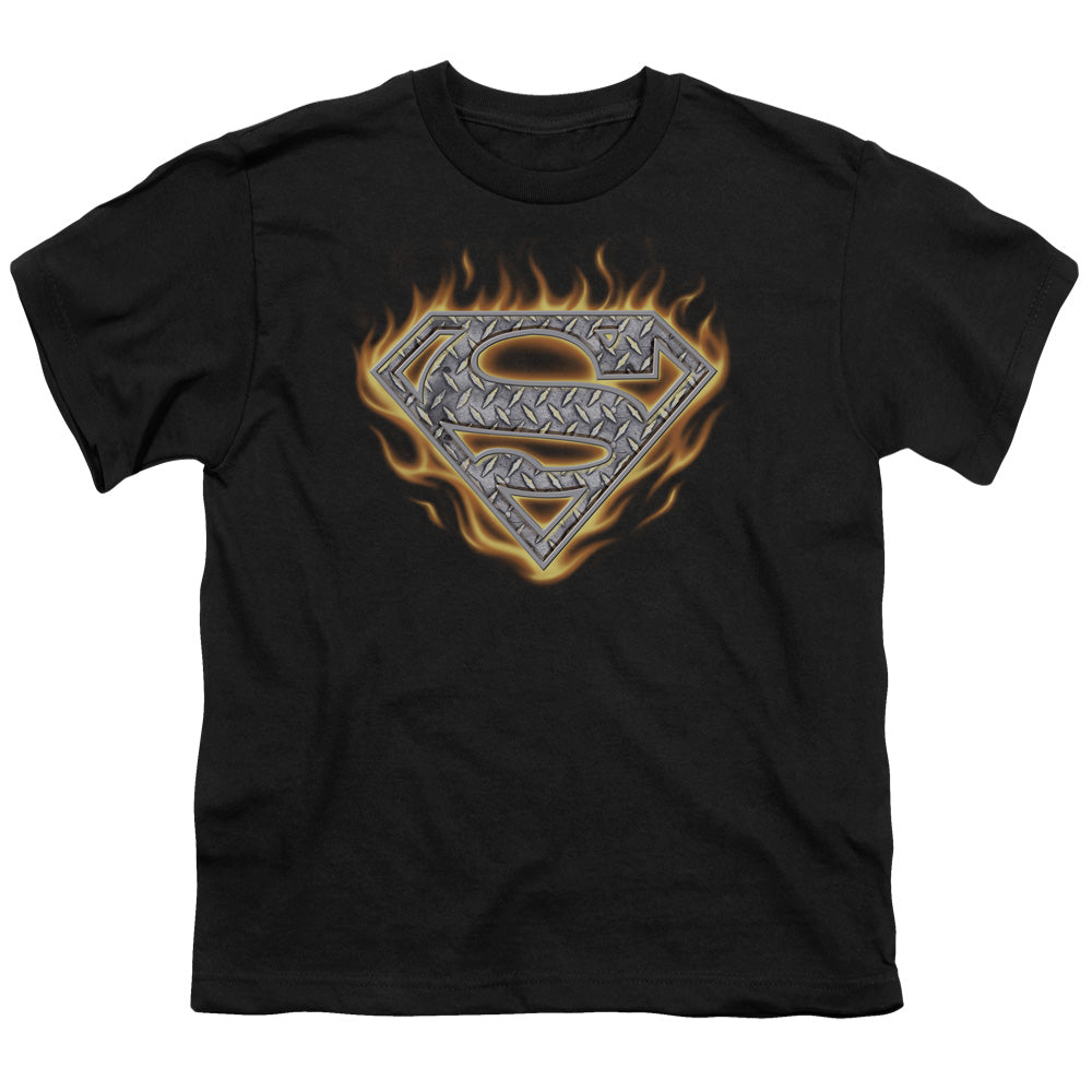 Superman Steel Fire Shield Youth/Toddler T-Shirt