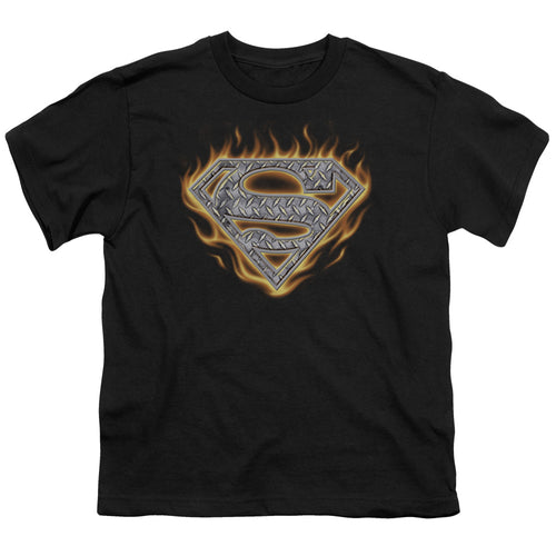 Superman Steel Fire Shield Youth/Toddler T-Shirt