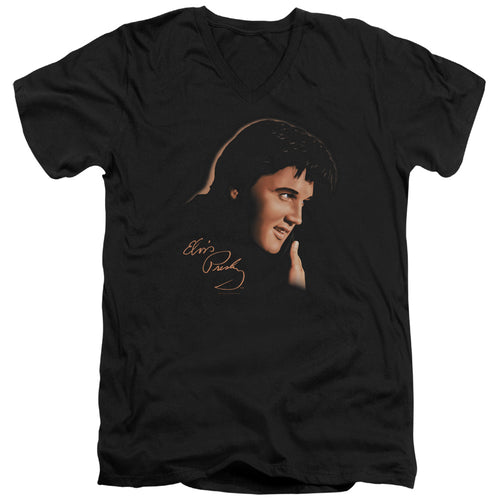 Elvis Presley Warm Portrait V-Neck T-Shirt