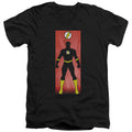 Justice League Flash Block V-Neck T-Shirt