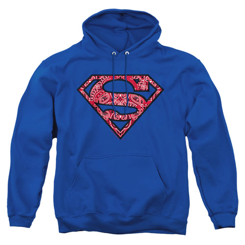 Superman Paisley Shield Pullover Hoodie