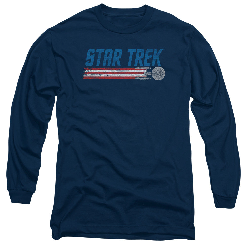 Star Trek Americana Enterprise Long Sleeve T-Shirt