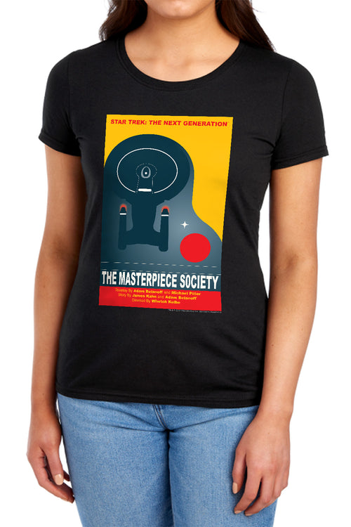 Star Trek The Masterpiece Society Black Womens T-Shirt