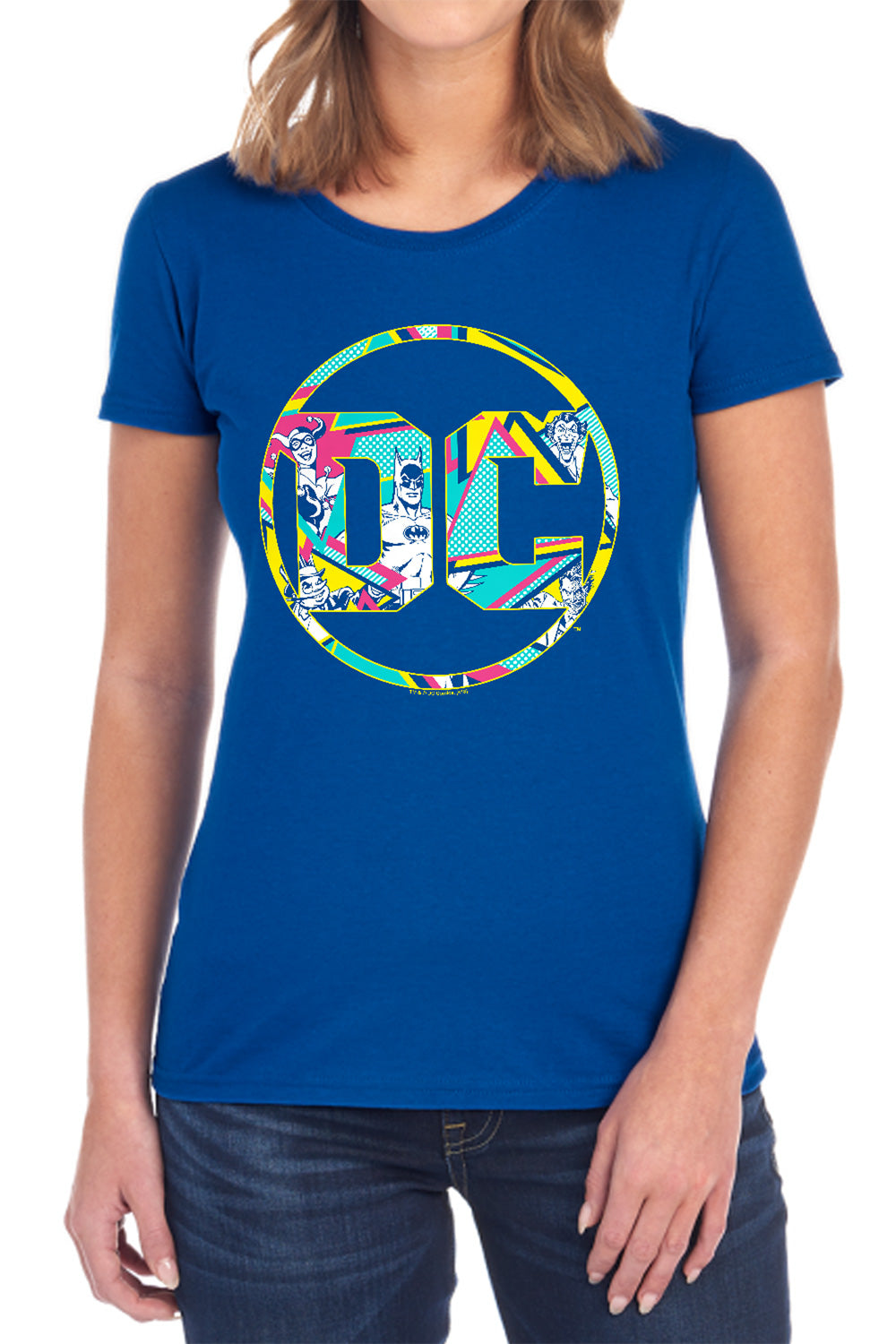 Batman 80S Bat Logo Womens T-Shirt