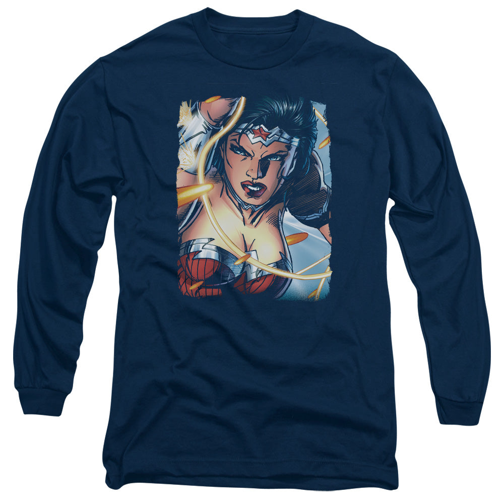 Justice League Scowl Long Sleeve T-Shirt
