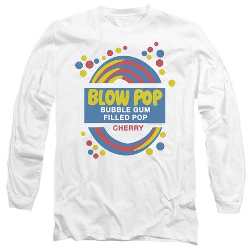 Blow Pop Cherry Label Long Sleeve T-Shirt