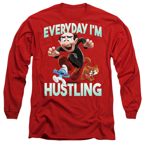 The Smurfs Everyday I'm Hustling Long Sleeve T-Shirt