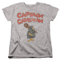 Captain Caveman Distressed Logo Womens T-Shirt