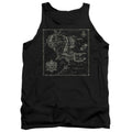 Lord of the Rings Map Of Me Tank Top