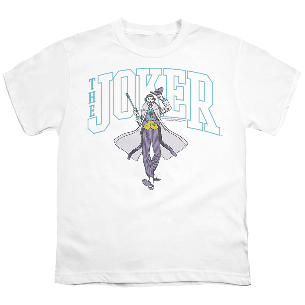 The Batman Joker Varsity on White Youth/Toddler T-Shirt
