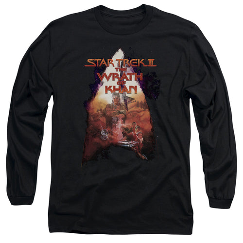 Star Trek The Wrath of Khan Delta Poster Long Sleeve T-Shirt