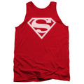 Superman Red & White Shield Red Tank Top