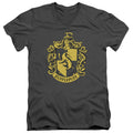 Harry Potter Hufflepuff Crest V-Neck T-Shirt