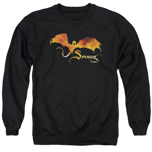 The Hobbit Smaug On Fire Crewneck Sweatshirt