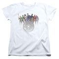 Justice League Circle Crest Womens T-Shirt