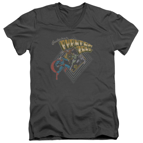 Superman Zod Greetings V-Neck T-Shirt