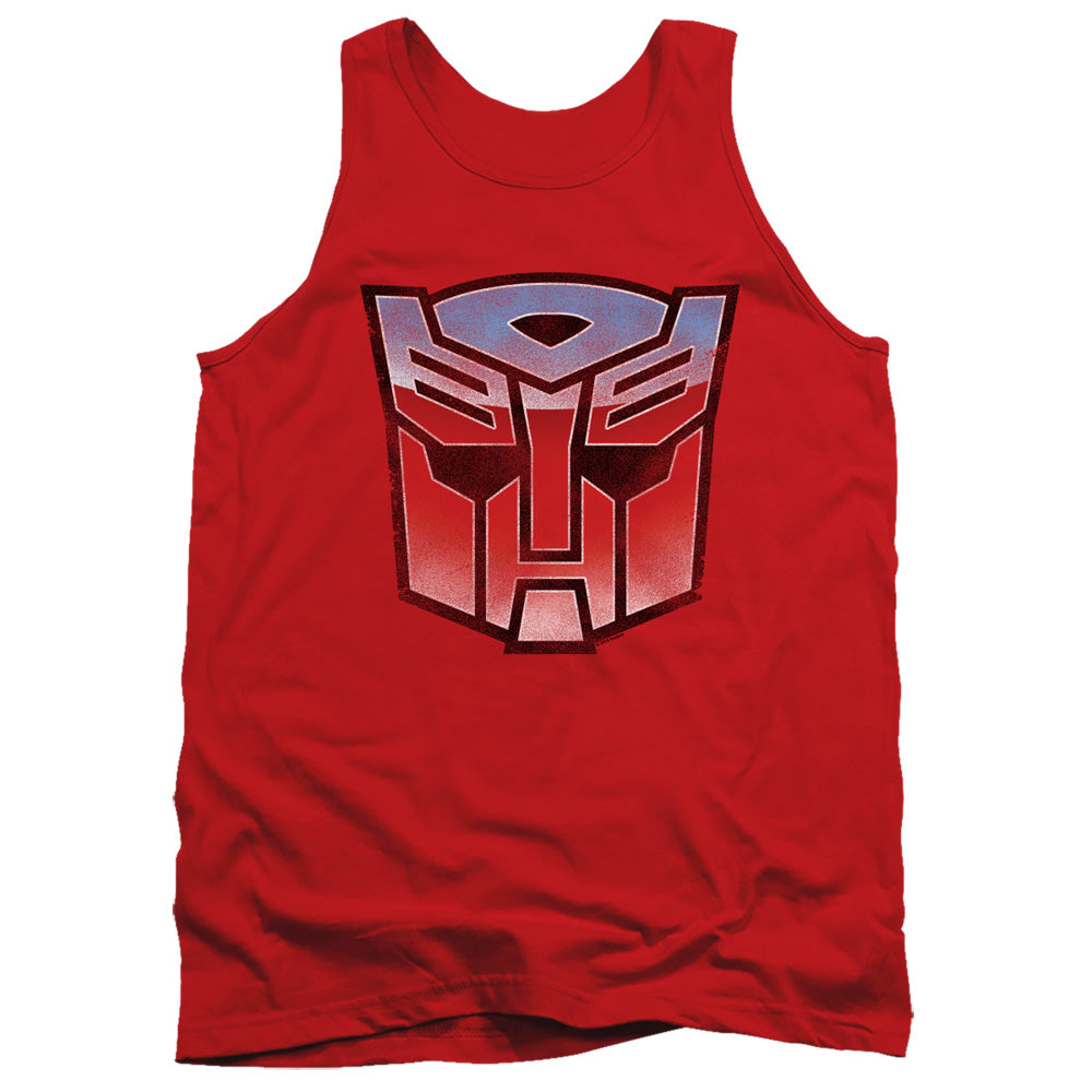 Transformers Vintage Autobot Logo Red Tank Top