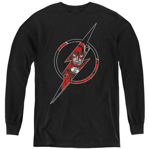 DC Comics Flash Icon 1 Youth Long Sleeve T-Shirt
