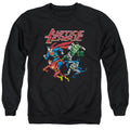 Justice League Pixel League Crewneck Sweatshirt