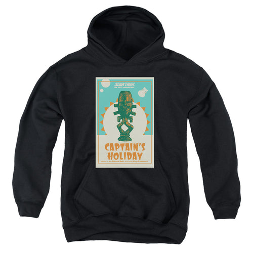 Star Trek Captain's Holiday Black Youth Hoodie