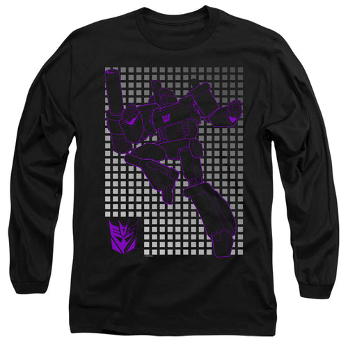 Transformers Megatron Grid Long Sleeve T-Shirt