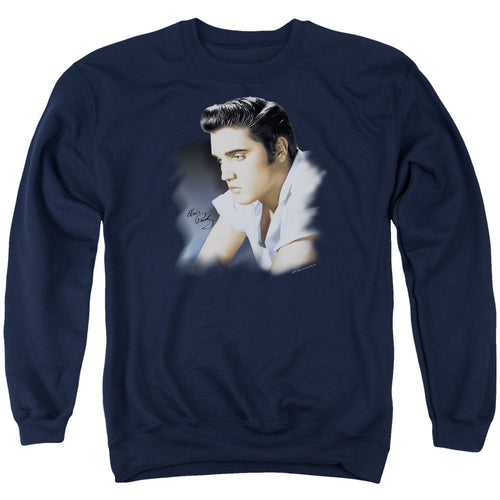 Elvis Presley Blue Profile Crewneck Sweatshirt