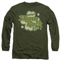 St Patrick's Day Lucky's Shamrock Cafe Long Sleeve T-Shirt