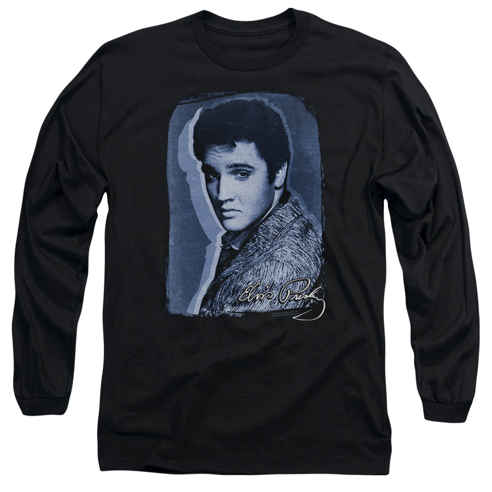 Elvis Presley Overlay Long Sleeve T-Shirt