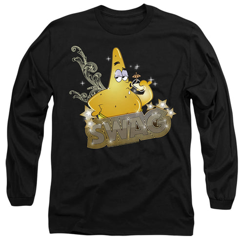 Spongebob Squarepants Patrick Has Swag Long Sleeve T-Shirt