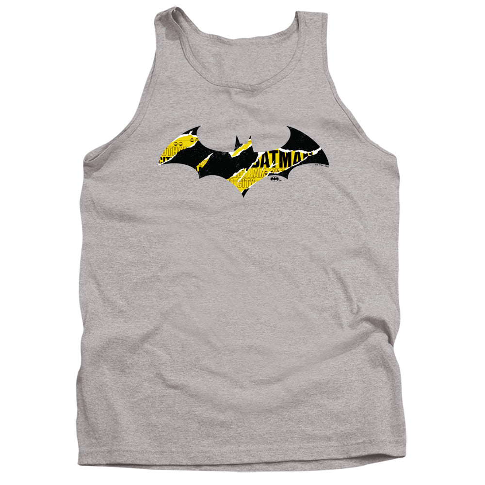 Batman Batman Torn Gotham Logo Tank Top