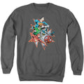 Justice League Starburst Crewneck Sweatshirt