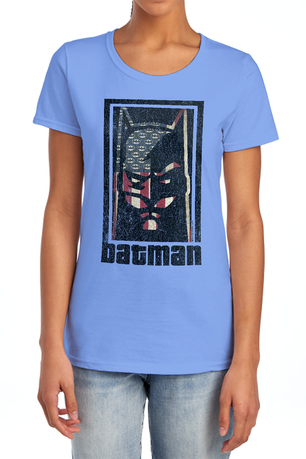 Batman American Batman Womens T-Shirt