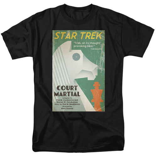 Star Trek Juan Ortiz Court Martial Black T-Shirt