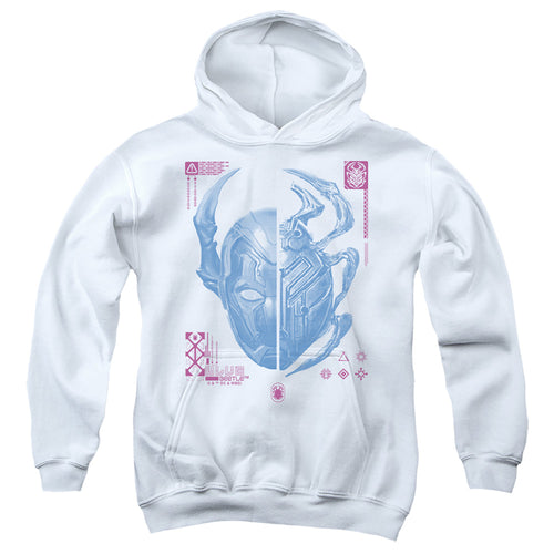 Blue Beetle Split Beetle Youth Hoodie
