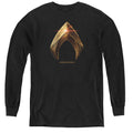Justice League Aquaman Logo Youth Long Sleeve T-Shirt