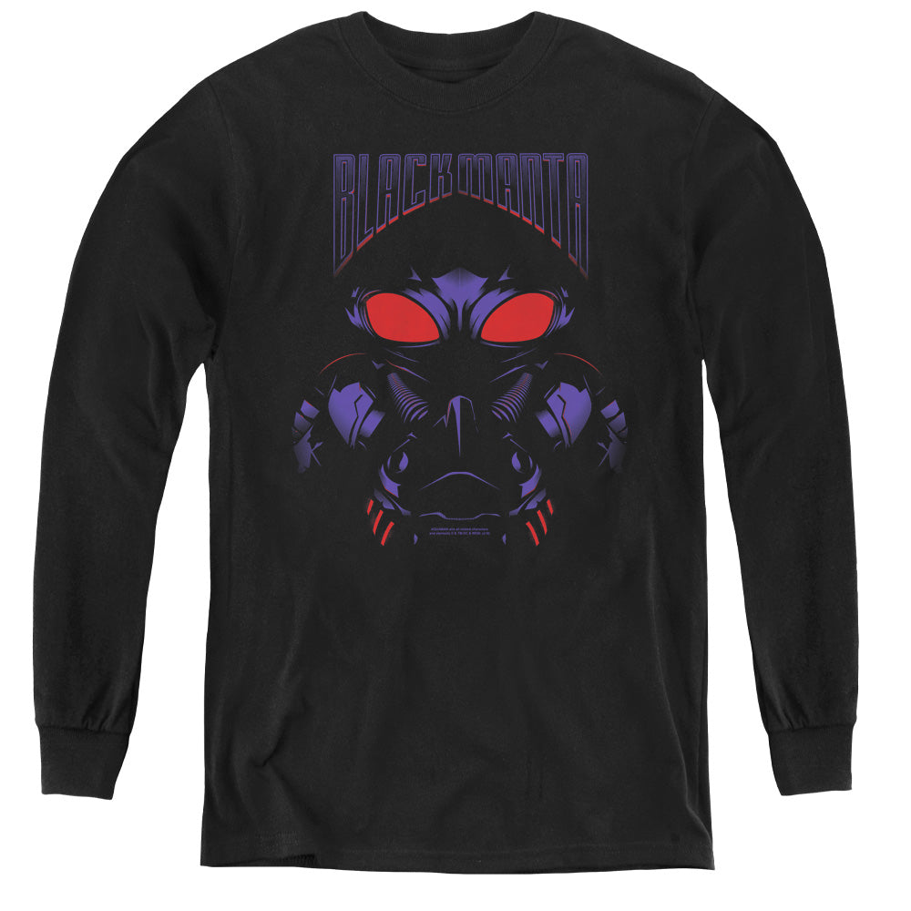 Aquaman Black Manta Youth Long Sleeve T-Shirt
