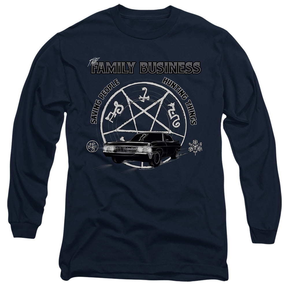 Supernatural The Family Business Impala Long Sleeve T-Shirt