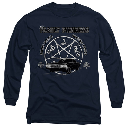 Supernatural The Family Business Impala Long Sleeve T-Shirt