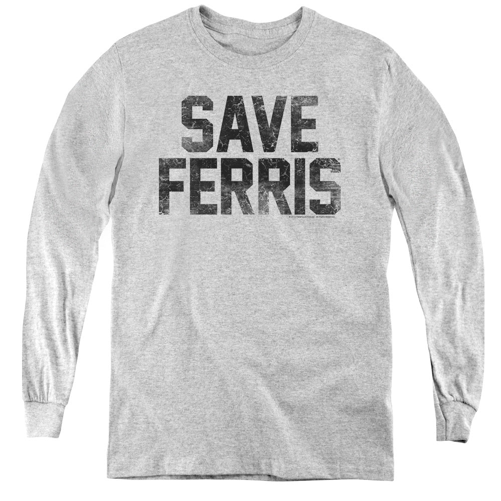 Ferris Bueller's Day Off Save Ferris Youth Long Sleeve T-Shirt